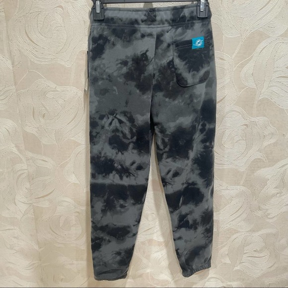 0352 NEW KIDS OFFICIAL NFL Miami Dolphins Tie Dye Sweatpants Joggers - Picture 8 of 10